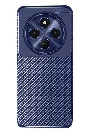 Newface Xiaomi Redmi 14C Kılıf Auto Focus Karbon Kapak - Lacivert
