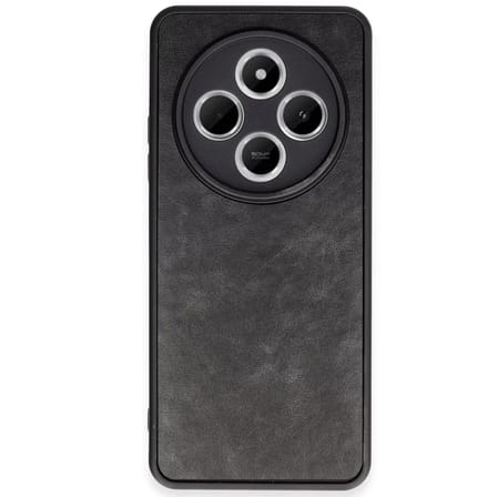 Newface Xiaomi Redmi 14C Kılıf Aras Deri Kapak - Siyah