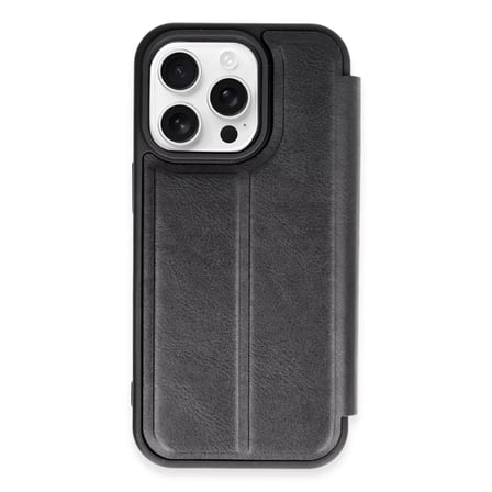 Newface Apple iPhone 14 Pro Kılıf Flip Cover - Siyah
