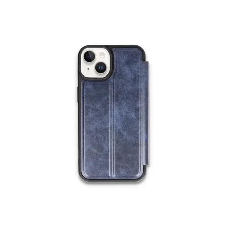 Newface Apple iPhone 15 Kılıf Flip Cover - Lacivert