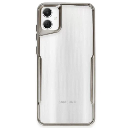 Newface Samsung Galaxy A06 Kılıf Boyi Silikon Kapak - Titan Gri