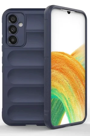 Newface Samsung A56 Kılıf Optimum Silikon - Lacivert