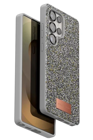 Onegif Samsung Galaxy S25 Ultra Bright Simli Kapak - Gümüş