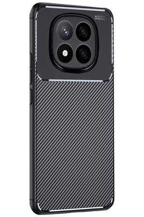 Newface Xiaomi Redmi Note 14 Pro Plus Kılıf Auto Focus Karbon Kapak - Siyah