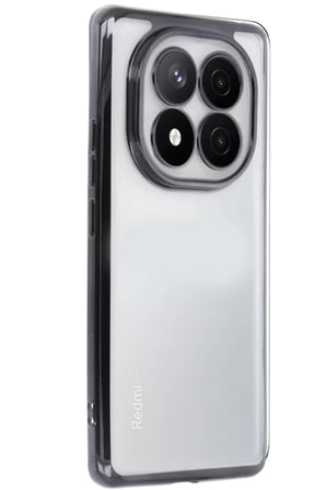 Newface Xiaomi Redmi Note 14 Pro Plus Kılıf Razer Lensli Silikon - Siyah