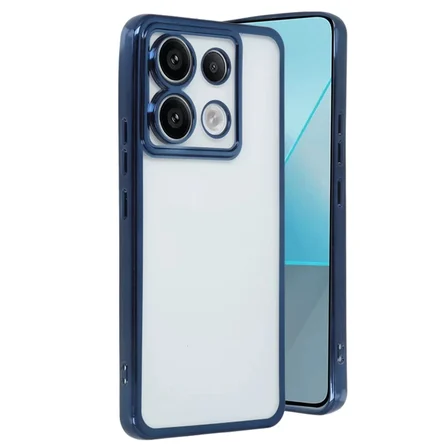 Newface Xiaomi Redmi Note 13 Pro 5G Kılıf Razer Lensli Silikon - Sierra Blue