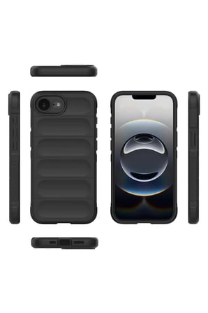 Newface Apple iPhone 16E Kılıf Optimum Silikon - Siyah