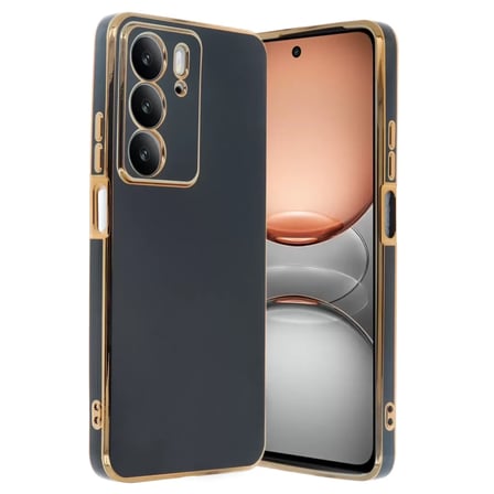 Newface Realme C75 4G Kılıf Volet Silikon - Siyah