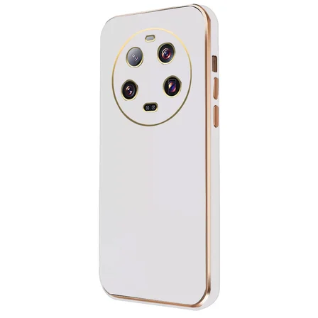 Newface Xiaomi Mi 14 Ultra Kılıf Volet Silikon - Beyaz