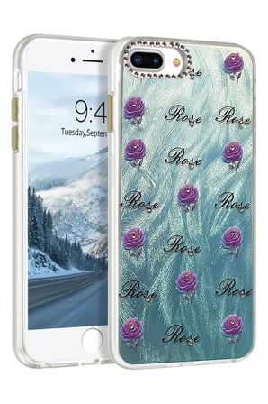 Newface Apple iPhone 7 Plus Kılıf Blade Aynalı Desenli Kapak - Desen 9