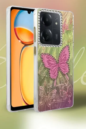 Newface Xiaomi Redmi 13C Kılıf Blade Aynalı Desenli Kapak - Desen 5