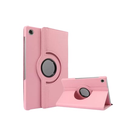 Newface Lenovo Tab M10 TB311FU Kılıf 360 Tablet Deri Kılıf - Pembe