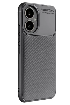 Newface Honor 400 Kılıf Auto Focus Karbon Kapak - Gri