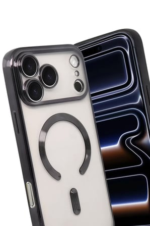 Newface Apple iPhone 17 Pro Max Kross Magneticsafe Kapak - Siyah