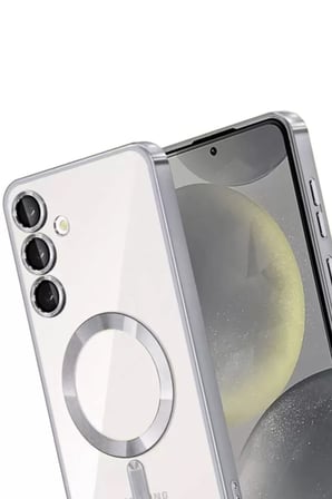 Newface Samsung Galaxy A36 Kross Magneticsafe Kapak - Gümüş