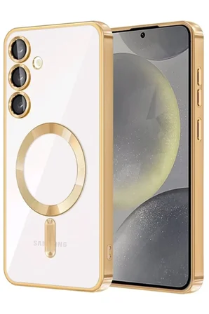 Newface Samsung Galaxy A56 Kross Magneticsafe Kapak - Gold