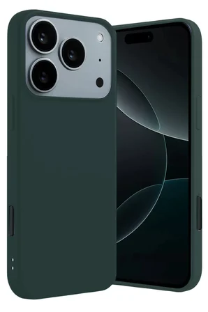 Newface Apple iPhone 17 Pro First Silikon - Koyu Yeşil