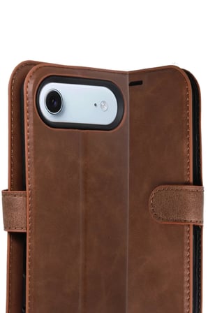 Newface Apple iPhone 17 Air Trend S Plus Kapaklı Kılıf - Taba