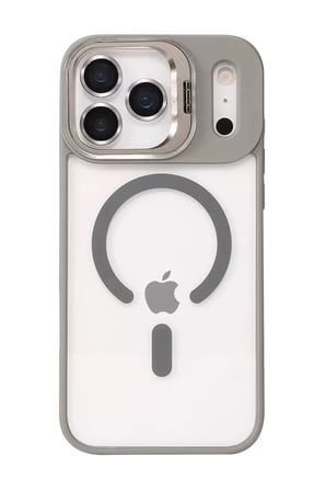 Joko Apple iPhone 17 Pro Remim Lensli Magsafe Standlı Kapak - Titan Gri