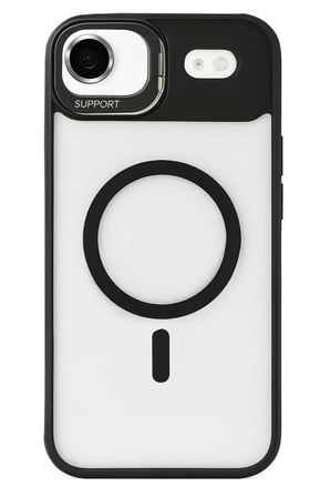 Joko Apple iPhone 17 Air Remim Lensli Magsafe Standlı Kapak - Siyah