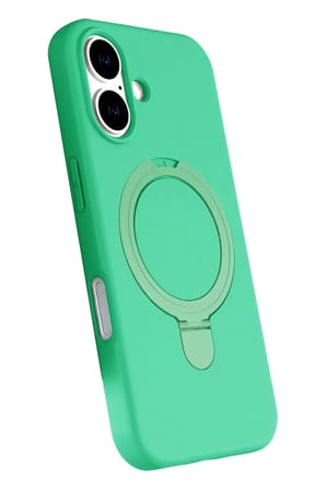 Newface Apple iPhone 17 Regal Magsafe Standlı Kapak - Yeşil