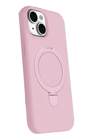 Newface Apple iPhone 14 Regal Magsafe Standlı Kapak - Açık Pembe