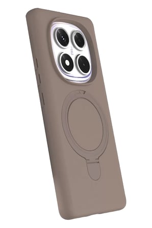 Newface Xiaomi Redmi Note 14 Pro 4G Regal Magsafe Standlı Kapak - Çöl Titanyum