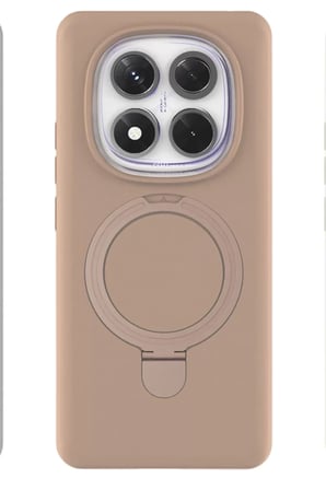 Newface Xiaomi Redmi Note 14 Pro 4G Regal Magsafe Standlı Kapak - Çöl Titanyum