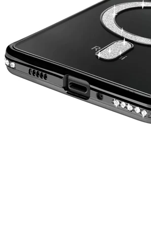 Newface Xiaomi Redmi 14C Joke Simli Magneticsafe Kılıf - Siyah