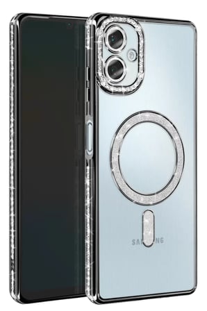 Newface Samsung Galaxy A06 Joke Simli Magneticsafe Kılıf - Siyah