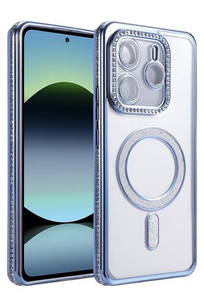 Newface Xiaomi Redmi Note 14 4G Joke Simli Magneticsafe Kılıf - Mavi