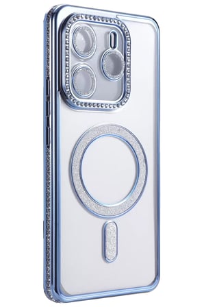 Newface Xiaomi Redmi Note 14 4G Joke Simli Magneticsafe Kılıf - Mavi