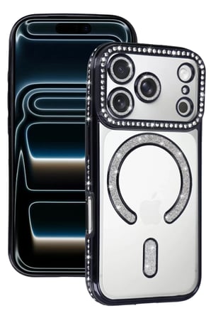 Newface Apple iPhone 17 Pro Max Joke Simli Magneticsafe Kılıf - Siyah