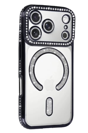 Newface Apple iPhone 17 Pro Max Joke Simli Magneticsafe Kılıf - Siyah