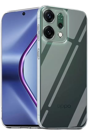 Newface Oppo Reno 14 Kılıf Lüx Şeffaf Silikon - Şeffaf