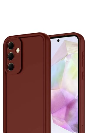 Newface Samsung Galaxy A17 5G Viera Silikon - Bordo