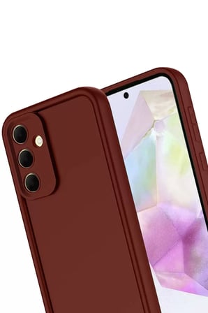 Newface Samsung Galaxy A17 5G Viera Silikon - Bordo
