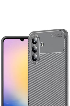 Newface Samsung Galaxy S25 FE Auto Focus Karbon Kapak - Gri