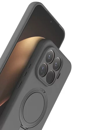 Newface Xiaomi Mi 15T Pro Regal Magsafe Standlı Kapak - Titan Gri