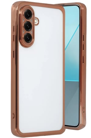 Newface Samsung Galaxy A17 5G Razer Lensli Silikon - Çöl Titanyum