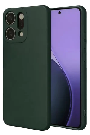 Newface Oppo Reno 14 First Silikon - Koyu Yeşil