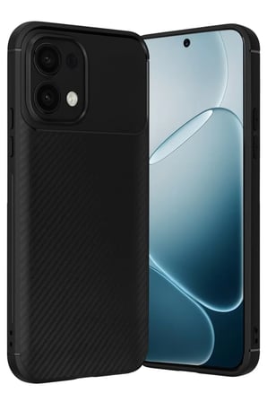 Newface Oppo A6 Pro 4G Auto Focus Karbon Kapak - Siyah