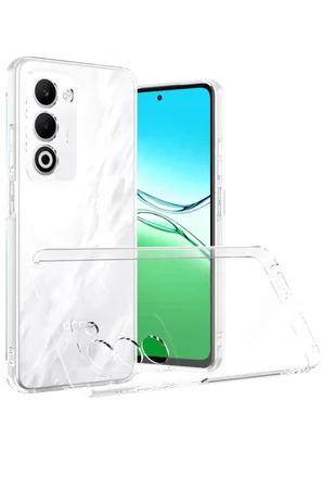Newface Oppo A5 4G Lüx Şeffaf Silikon - Şeffaf