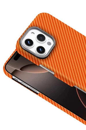Newface Apple iPhone 16 Pro Max Vega Magsafe Kapak - Sarı
