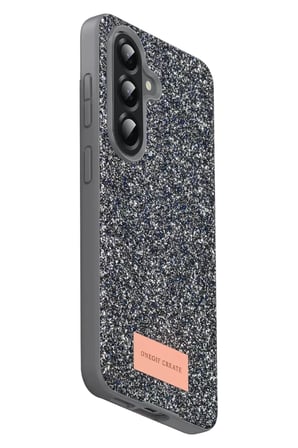 Onegif Samsung Galaxy A17 5G Bright Simli Kapak - Gümüş