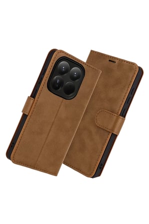 Newface Xiaomi Mi 15T Trend S Plus Kapaklı Kılıf - Taba
