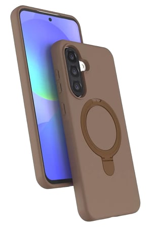 Newface Samsung Galaxy A37 5G Regal Magsafe Standlı Kapak - Çöl Titanyum