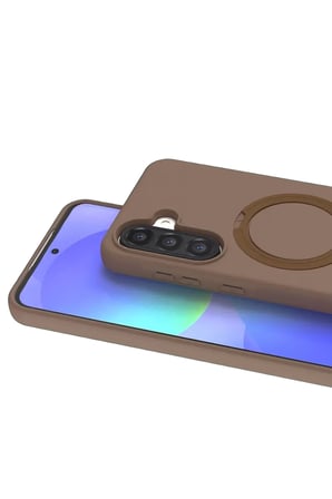 Newface Samsung Galaxy A37 5G Regal Magsafe Standlı Kapak - Çöl Titanyum