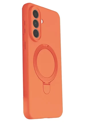 Newface Samsung Galaxy A57 5G Regal Magsafe Standlı Kapak - Turuncu