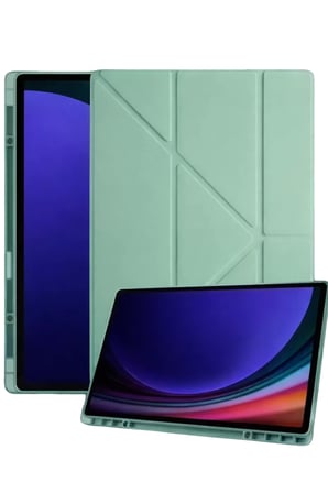 Newface Samsung Galaxy Tab A11 Kalemlikli Mars Tablet Kılıfı - Açık Yeşil